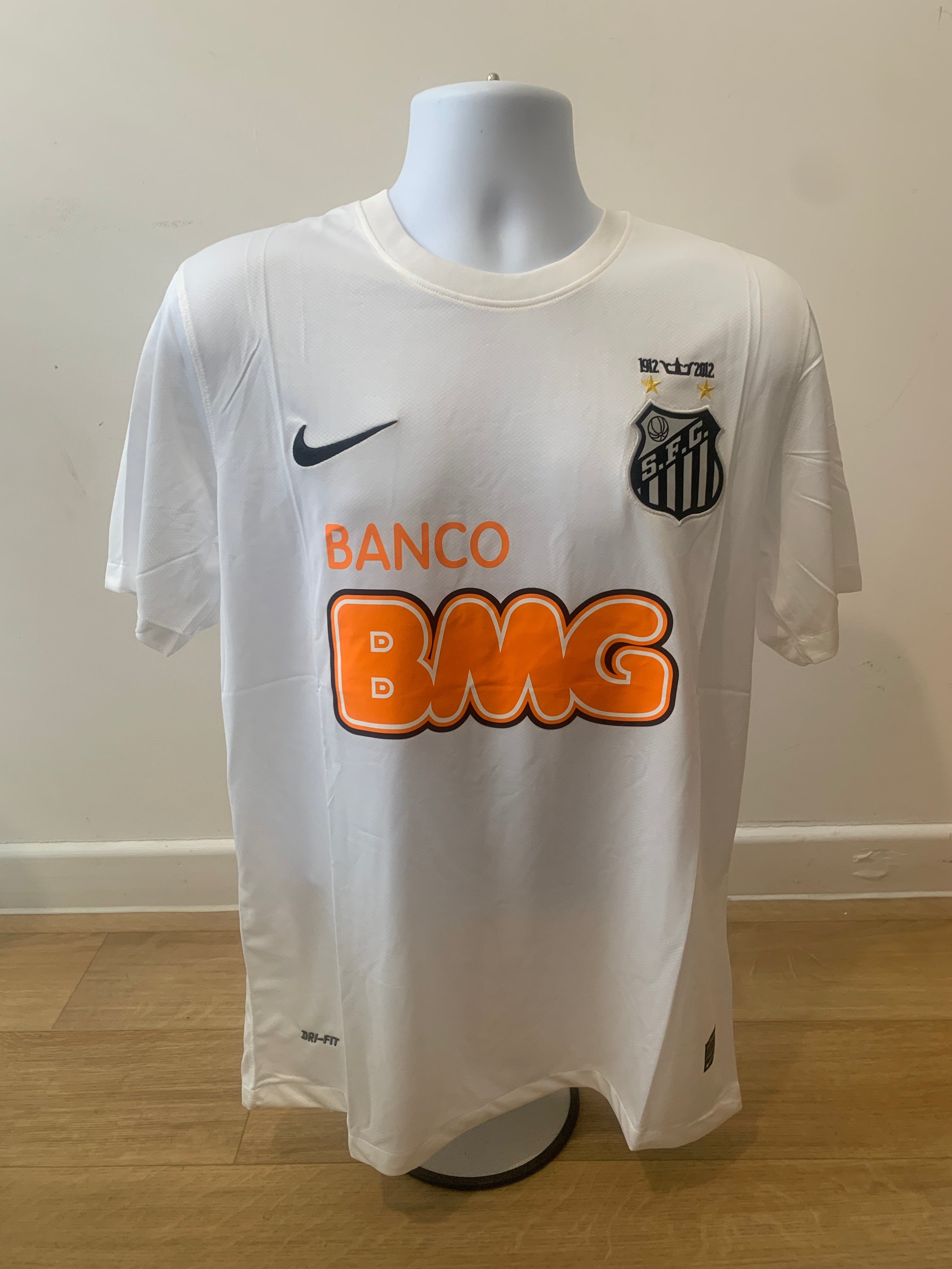 Santos 2012 Retro Home Shirt - Neymar
